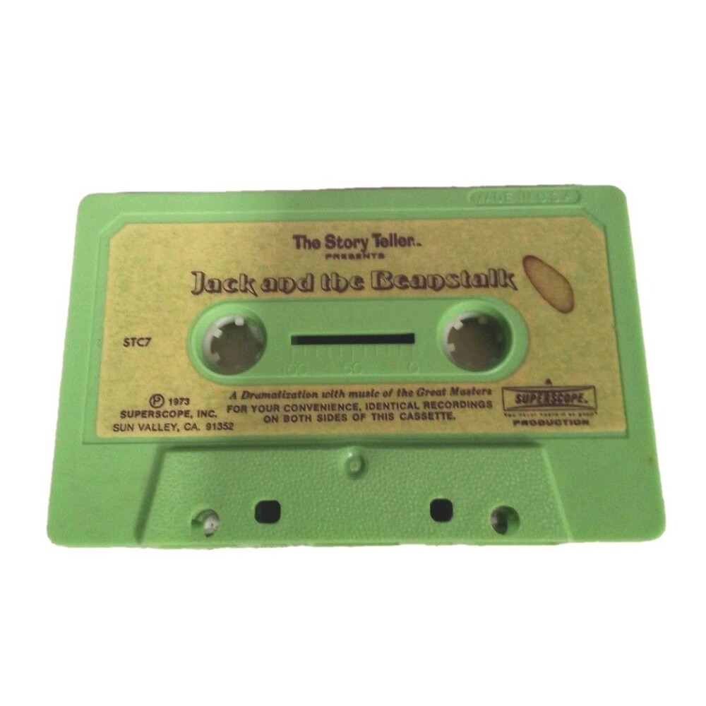 The Storyteller Cassette Tape Vintage 1973 Jack‎ And The Beanstalk